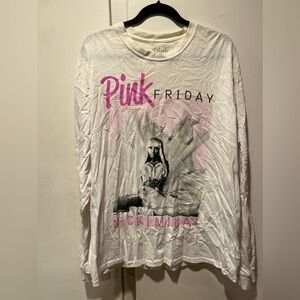 Nicki Minaj Pink Friday Long Sleeve T-shirt XL